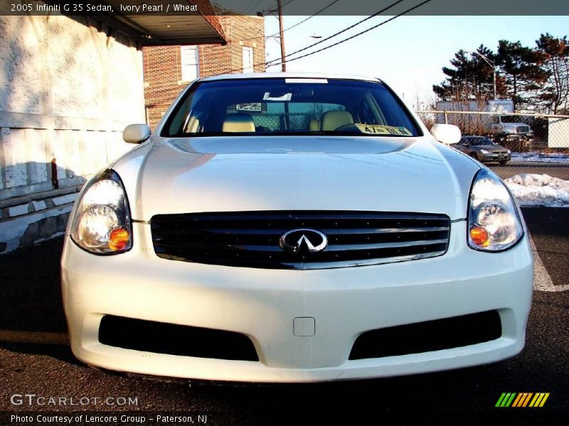 Ivory Pearl / Wheat 2005 Infiniti G 35 Sedan