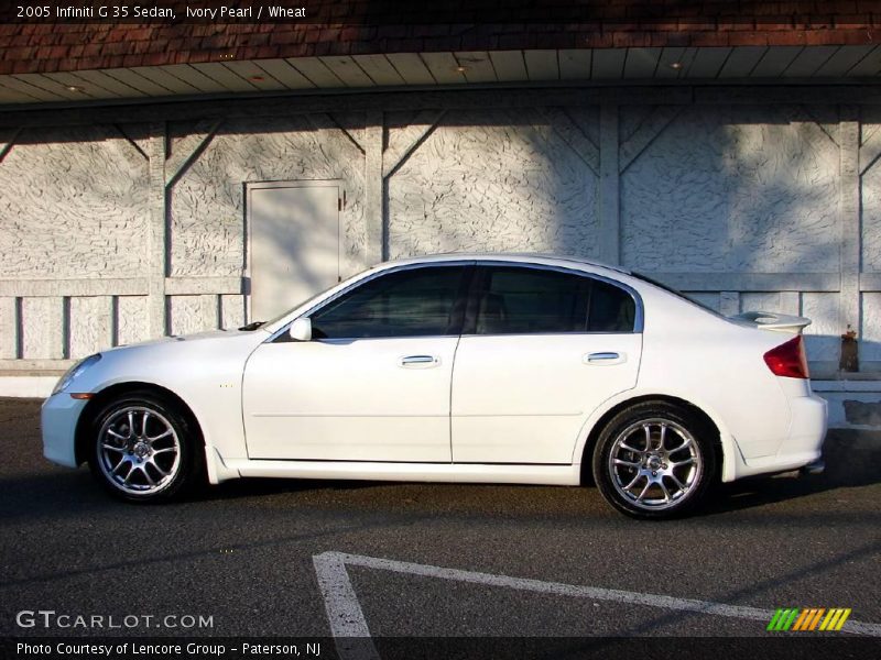 Ivory Pearl / Wheat 2005 Infiniti G 35 Sedan