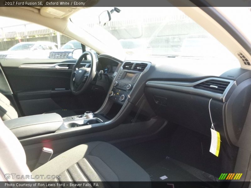 Oxford White / Ebony 2017 Ford Fusion SE