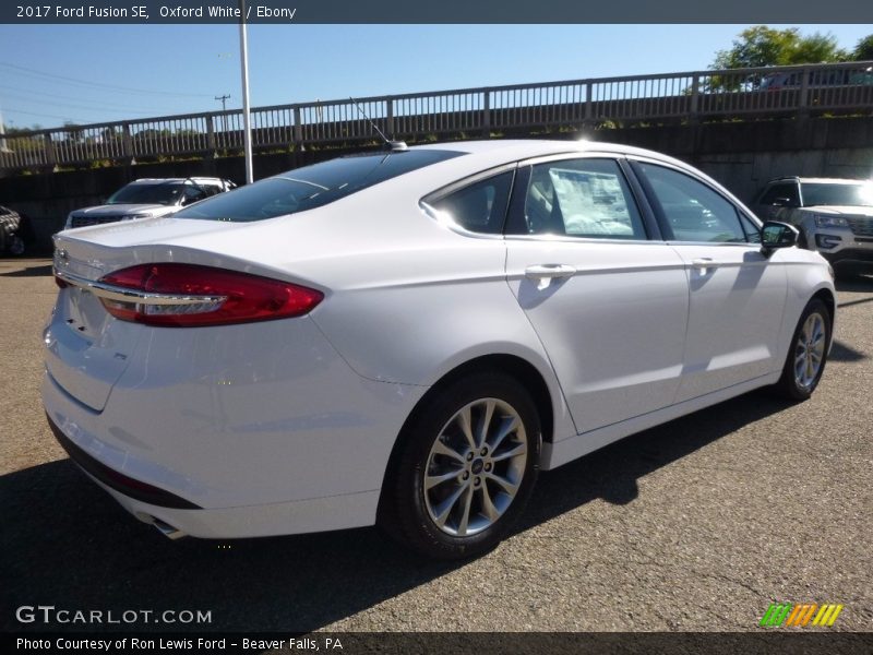 Oxford White / Ebony 2017 Ford Fusion SE