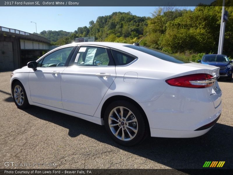 Oxford White / Ebony 2017 Ford Fusion SE