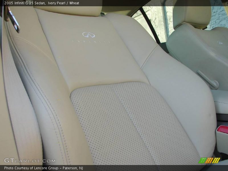 Ivory Pearl / Wheat 2005 Infiniti G 35 Sedan