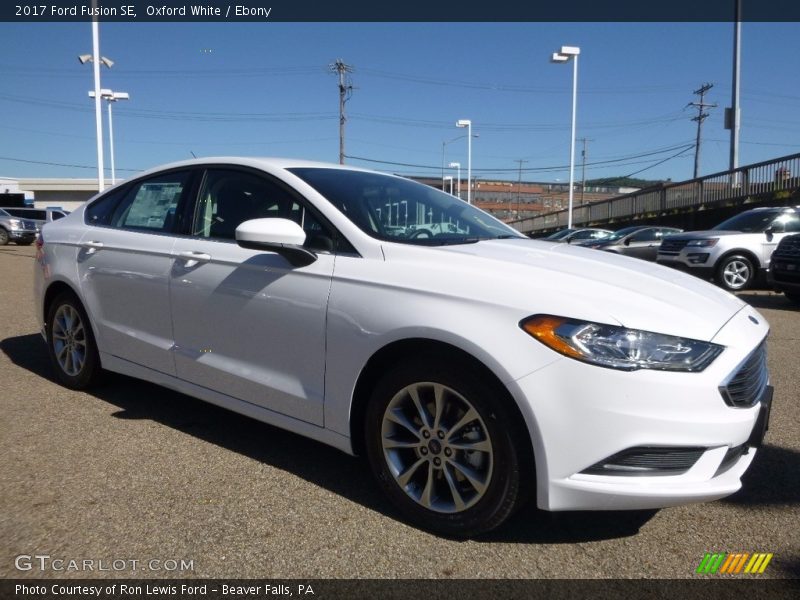 Oxford White / Ebony 2017 Ford Fusion SE