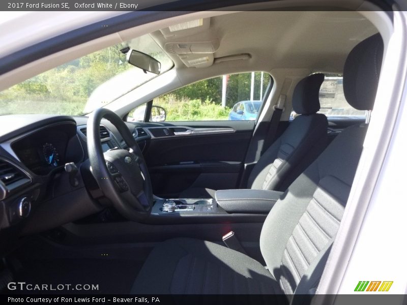 Oxford White / Ebony 2017 Ford Fusion SE