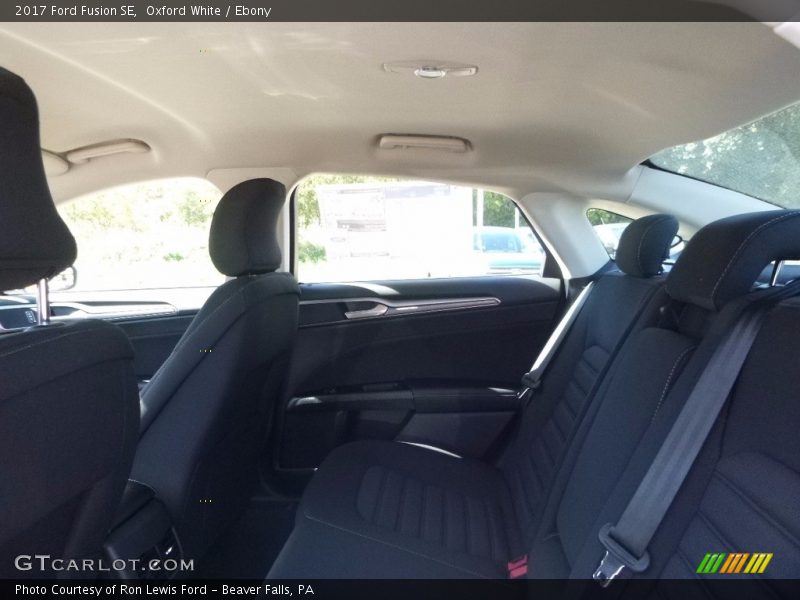 Oxford White / Ebony 2017 Ford Fusion SE