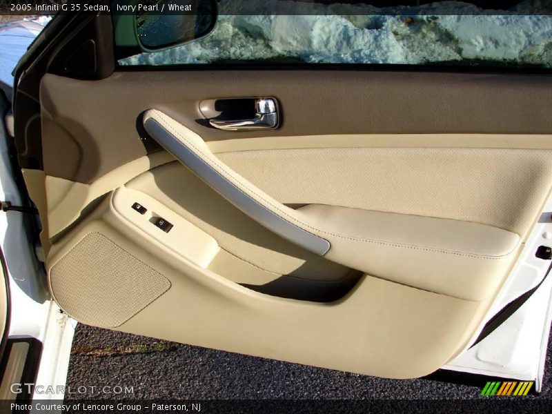 Ivory Pearl / Wheat 2005 Infiniti G 35 Sedan