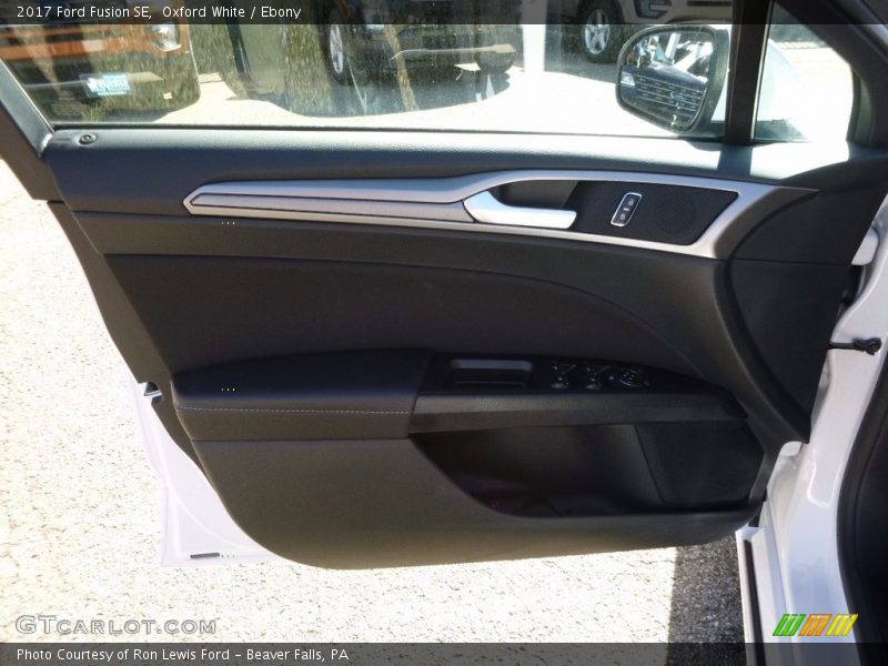 Oxford White / Ebony 2017 Ford Fusion SE