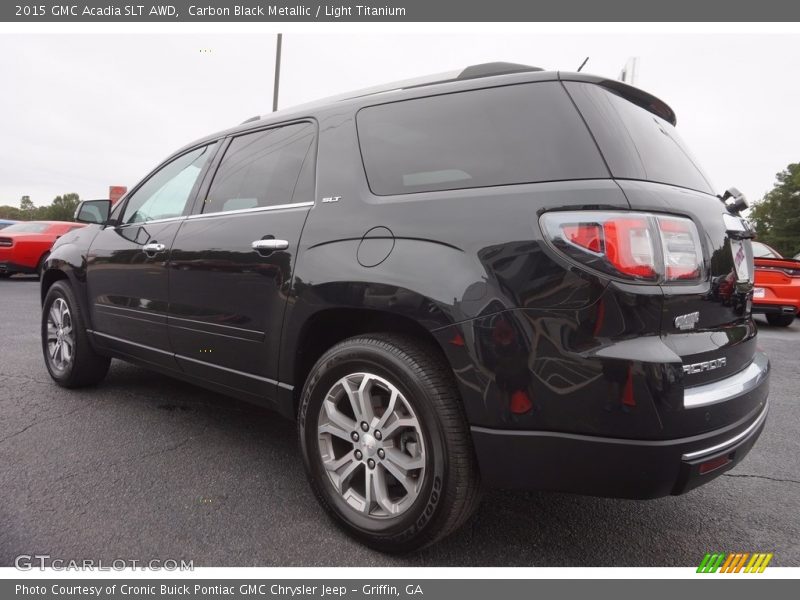 Carbon Black Metallic / Light Titanium 2015 GMC Acadia SLT AWD