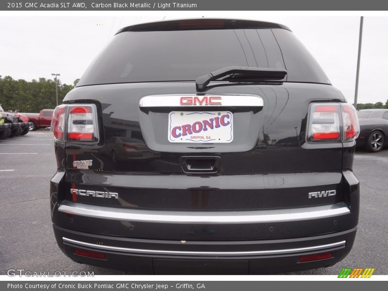 Carbon Black Metallic / Light Titanium 2015 GMC Acadia SLT AWD