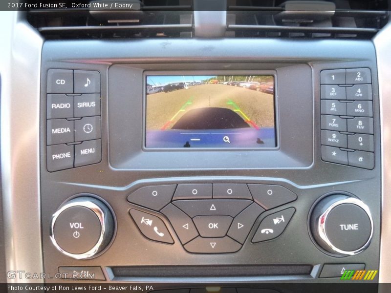 Oxford White / Ebony 2017 Ford Fusion SE
