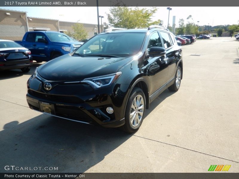 Black / Black 2017 Toyota RAV4 Limited AWD