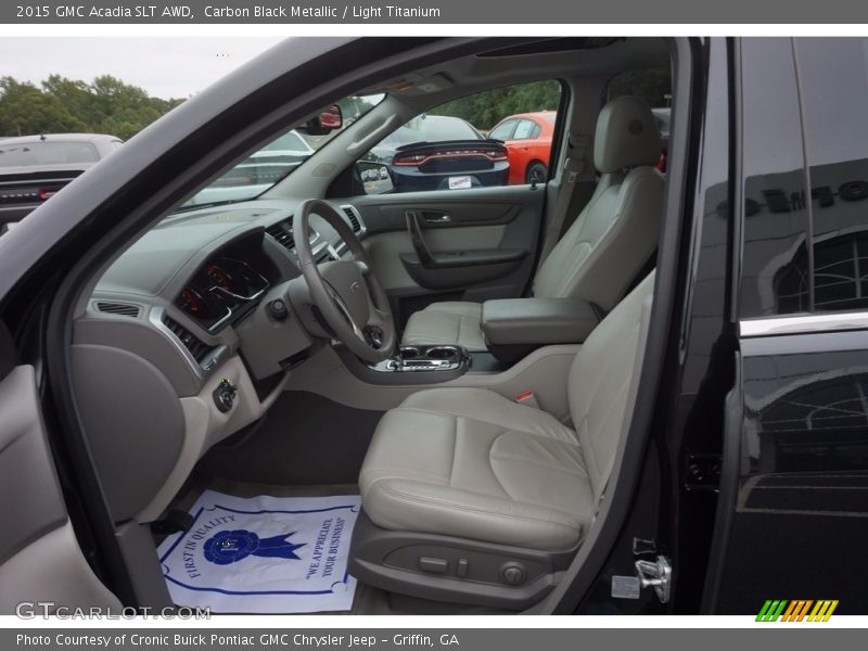 Carbon Black Metallic / Light Titanium 2015 GMC Acadia SLT AWD