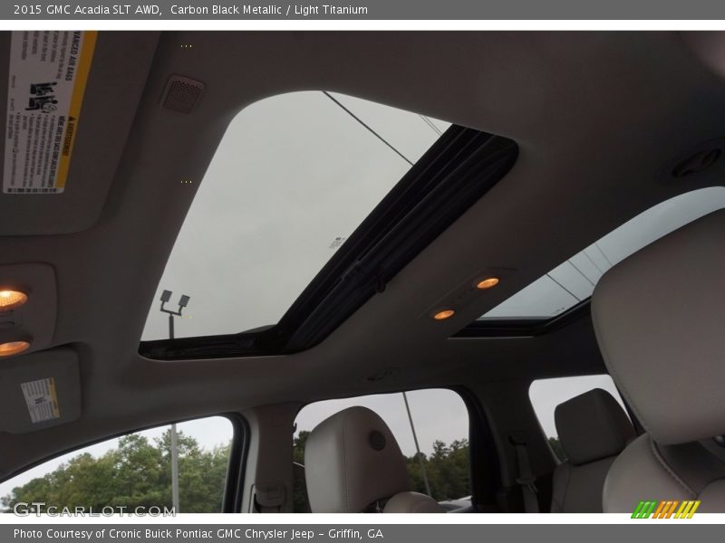 Carbon Black Metallic / Light Titanium 2015 GMC Acadia SLT AWD