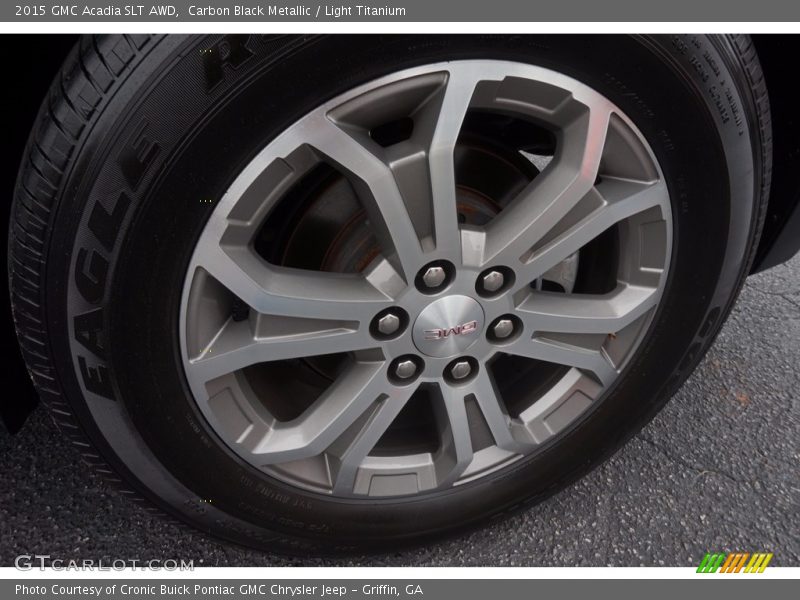 Carbon Black Metallic / Light Titanium 2015 GMC Acadia SLT AWD