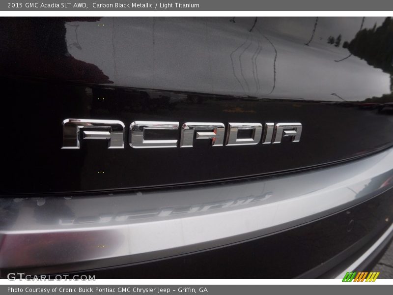 Carbon Black Metallic / Light Titanium 2015 GMC Acadia SLT AWD