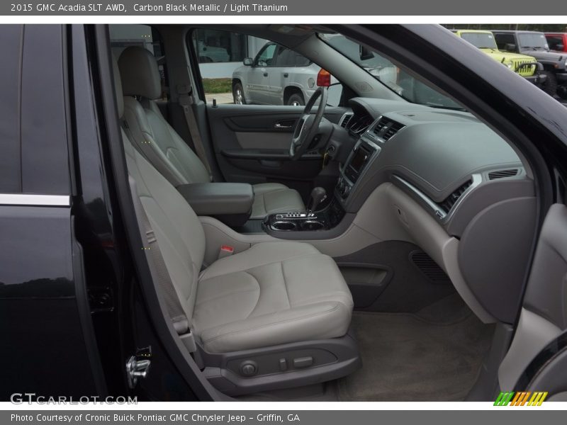 Carbon Black Metallic / Light Titanium 2015 GMC Acadia SLT AWD