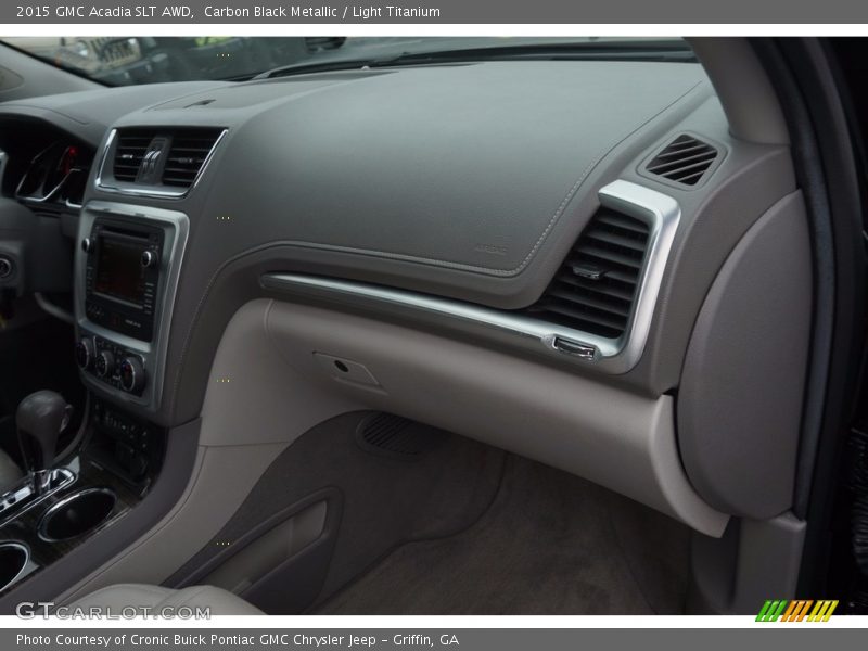 Carbon Black Metallic / Light Titanium 2015 GMC Acadia SLT AWD