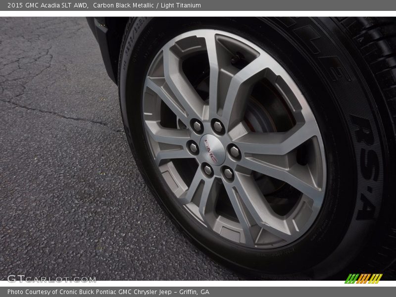 Carbon Black Metallic / Light Titanium 2015 GMC Acadia SLT AWD