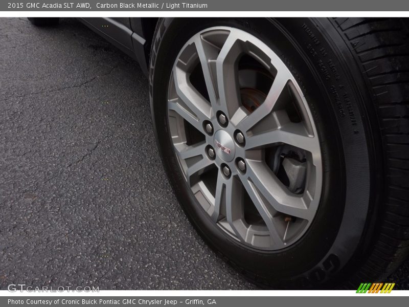 Carbon Black Metallic / Light Titanium 2015 GMC Acadia SLT AWD