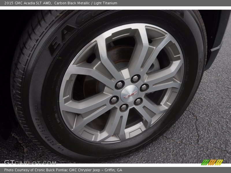 Carbon Black Metallic / Light Titanium 2015 GMC Acadia SLT AWD