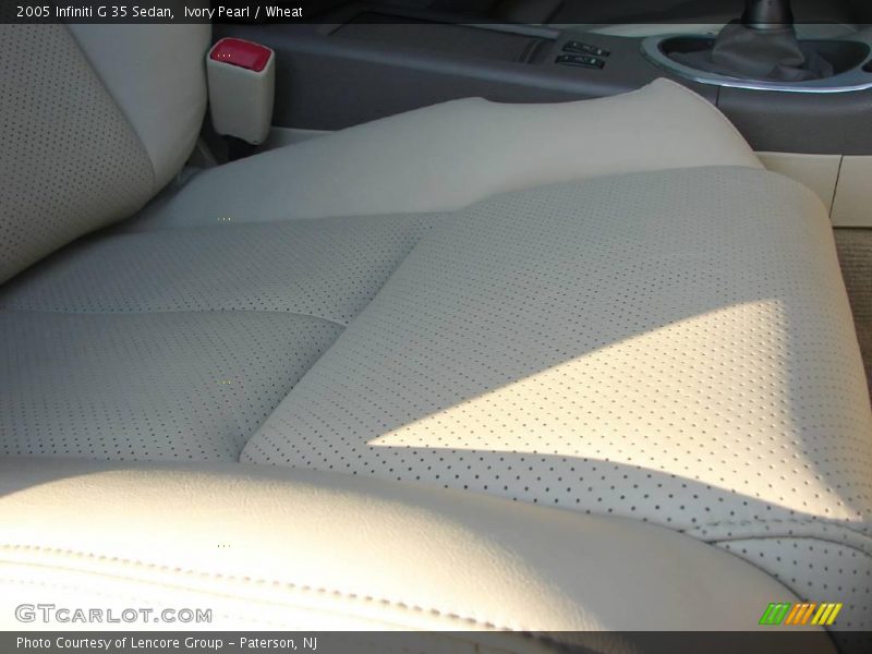 Ivory Pearl / Wheat 2005 Infiniti G 35 Sedan
