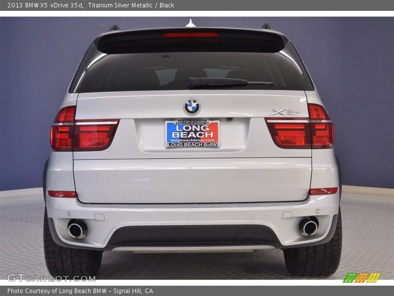 Titanium Silver Metallic / Black 2013 BMW X5 xDrive 35d