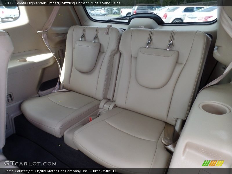 Sizzling Crimson Mica / Sand Beige 2013 Toyota Highlander Limited