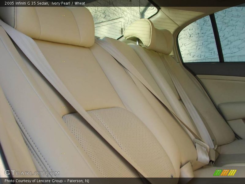Ivory Pearl / Wheat 2005 Infiniti G 35 Sedan