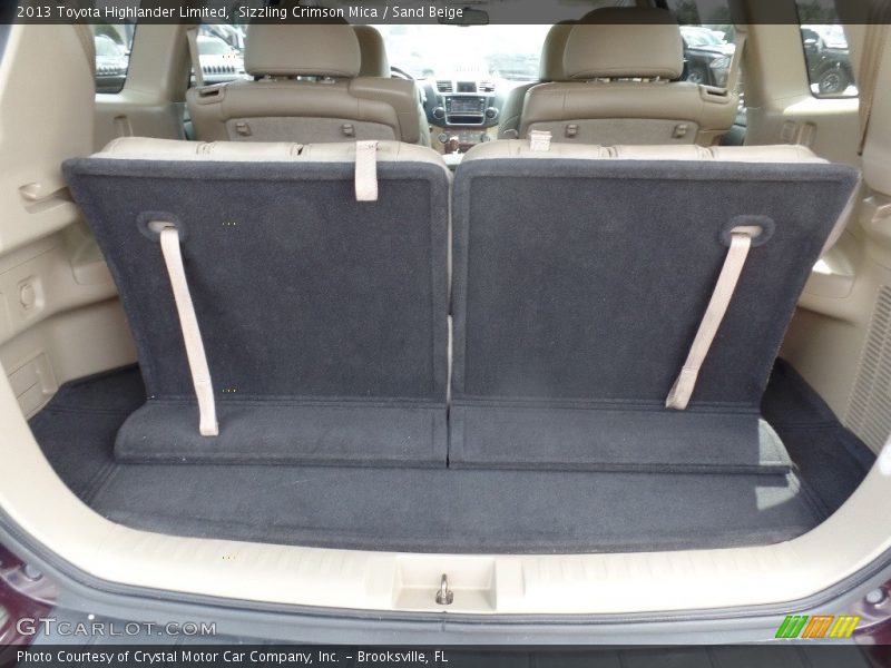 Sizzling Crimson Mica / Sand Beige 2013 Toyota Highlander Limited