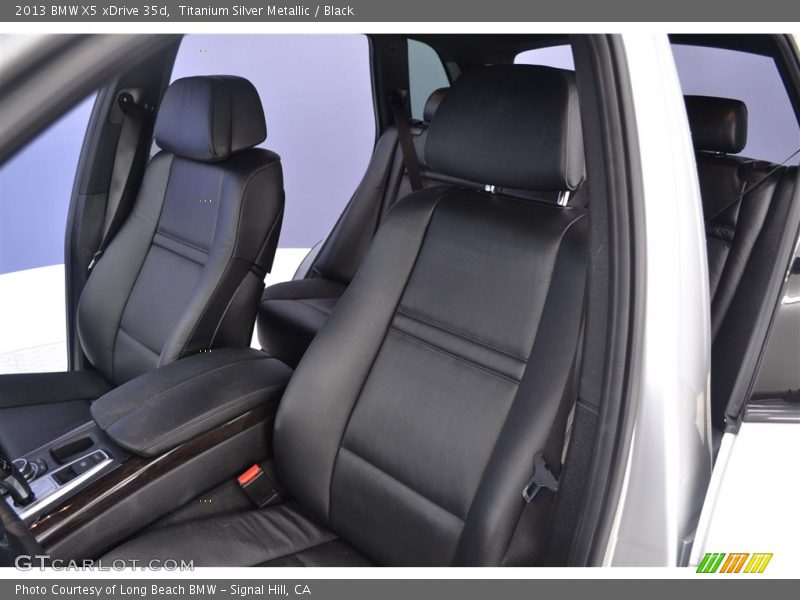 Titanium Silver Metallic / Black 2013 BMW X5 xDrive 35d