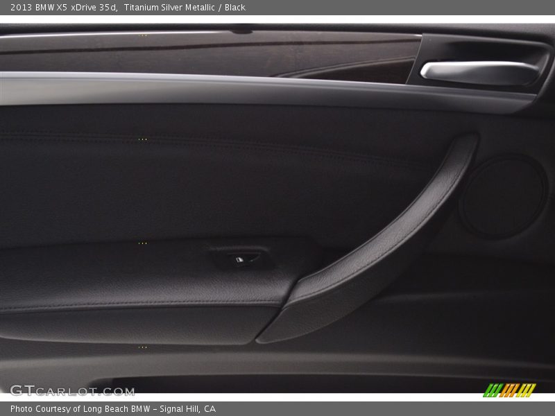 Titanium Silver Metallic / Black 2013 BMW X5 xDrive 35d