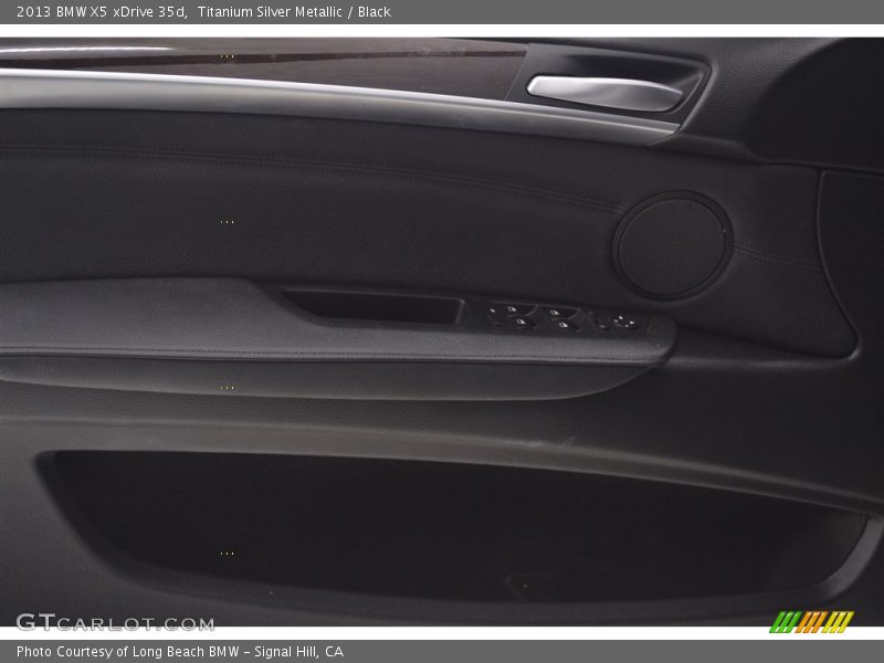 Titanium Silver Metallic / Black 2013 BMW X5 xDrive 35d