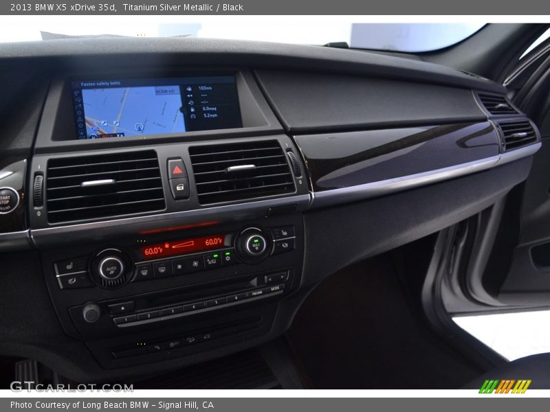 Titanium Silver Metallic / Black 2013 BMW X5 xDrive 35d