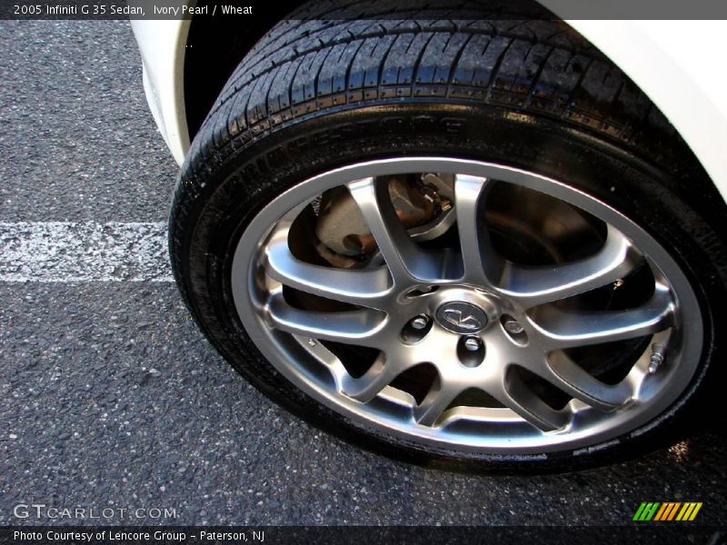 Ivory Pearl / Wheat 2005 Infiniti G 35 Sedan