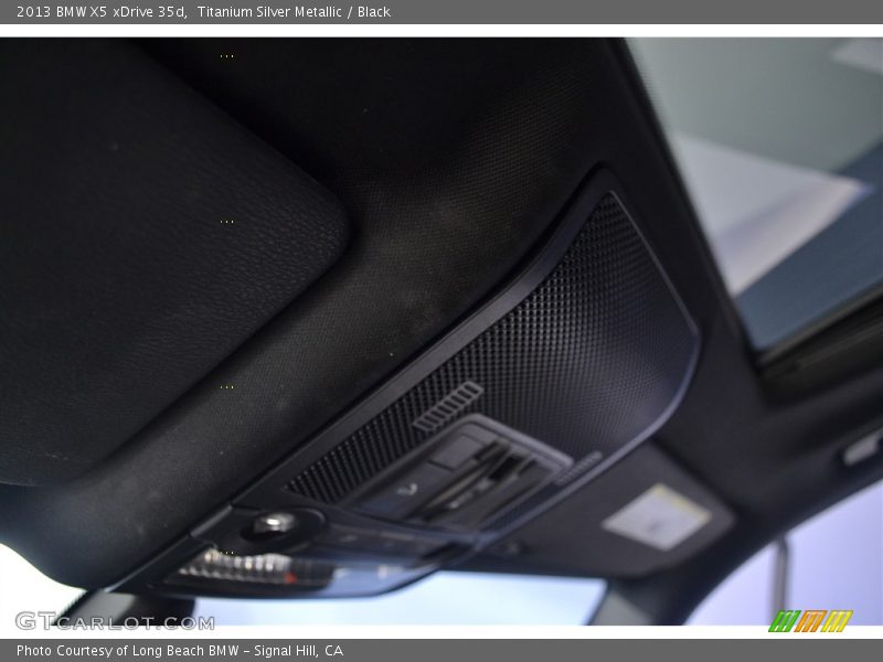Titanium Silver Metallic / Black 2013 BMW X5 xDrive 35d