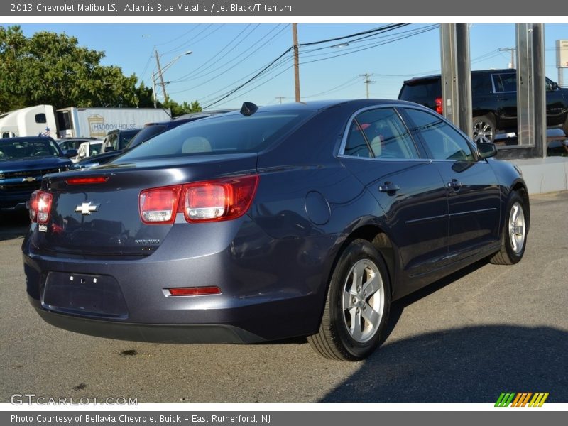 Atlantis Blue Metallic / Jet Black/Titanium 2013 Chevrolet Malibu LS
