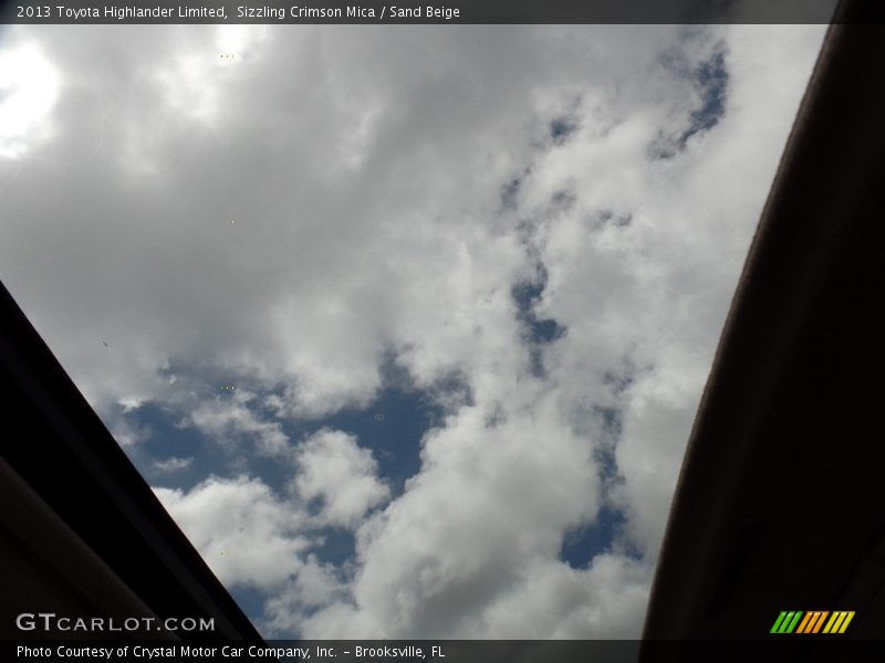 Sizzling Crimson Mica / Sand Beige 2013 Toyota Highlander Limited