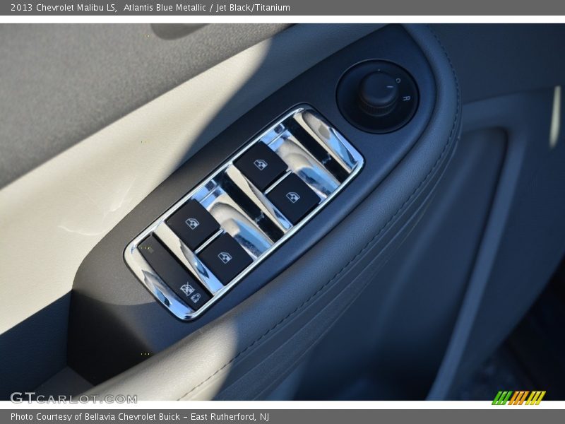Atlantis Blue Metallic / Jet Black/Titanium 2013 Chevrolet Malibu LS