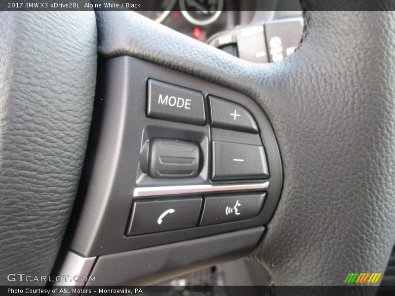 Alpine White / Black 2017 BMW X3 xDrive28i