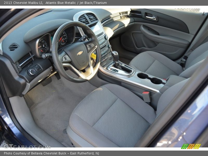 Atlantis Blue Metallic / Jet Black/Titanium 2013 Chevrolet Malibu LS