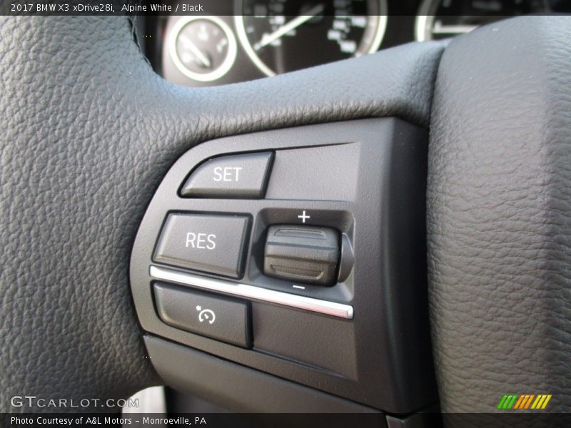 Alpine White / Black 2017 BMW X3 xDrive28i