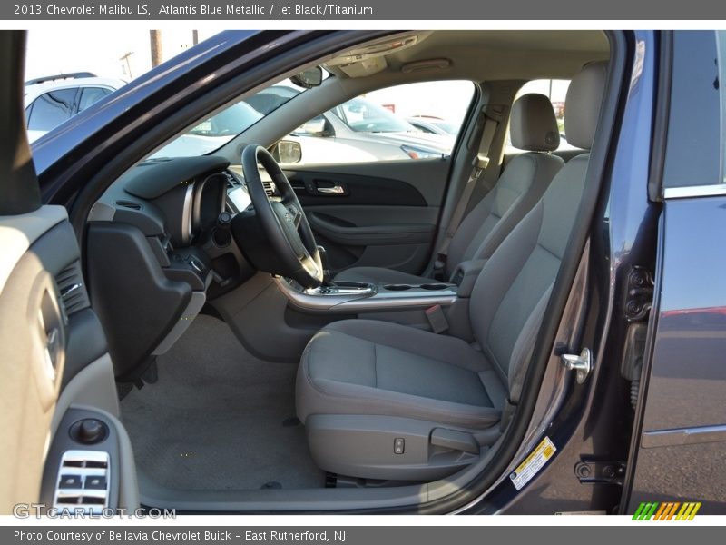 Atlantis Blue Metallic / Jet Black/Titanium 2013 Chevrolet Malibu LS