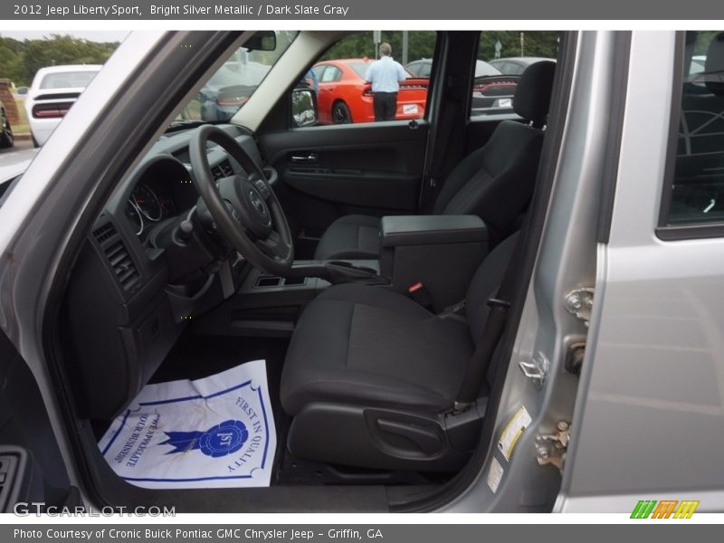 Bright Silver Metallic / Dark Slate Gray 2012 Jeep Liberty Sport