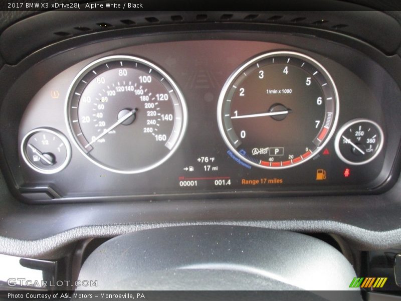 Alpine White / Black 2017 BMW X3 xDrive28i