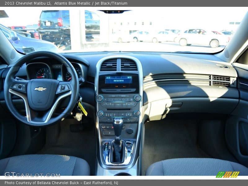 Atlantis Blue Metallic / Jet Black/Titanium 2013 Chevrolet Malibu LS