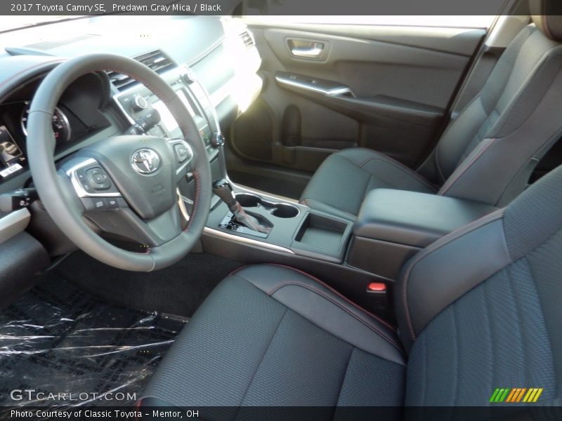Predawn Gray Mica / Black 2017 Toyota Camry SE