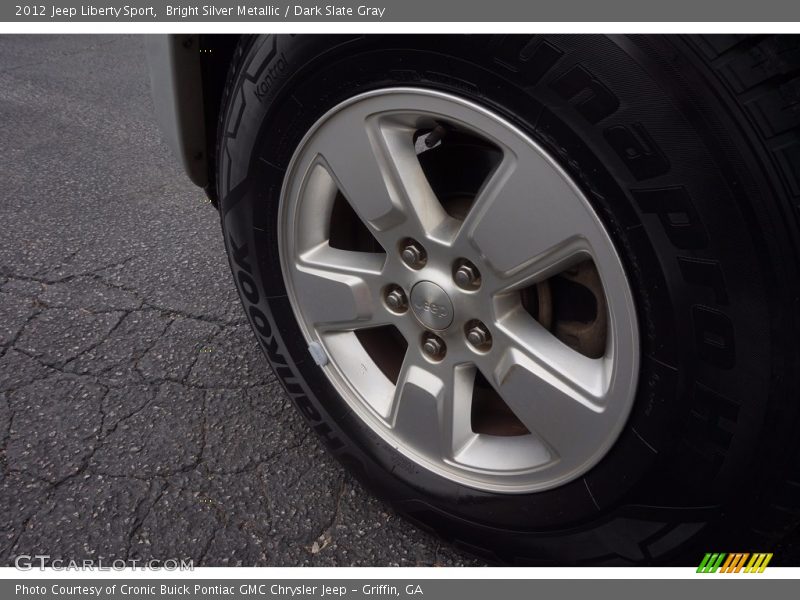 Bright Silver Metallic / Dark Slate Gray 2012 Jeep Liberty Sport