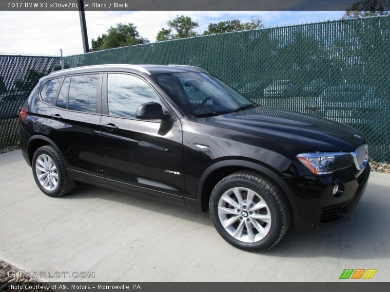 Jet Black / Black 2017 BMW X3 xDrive28i