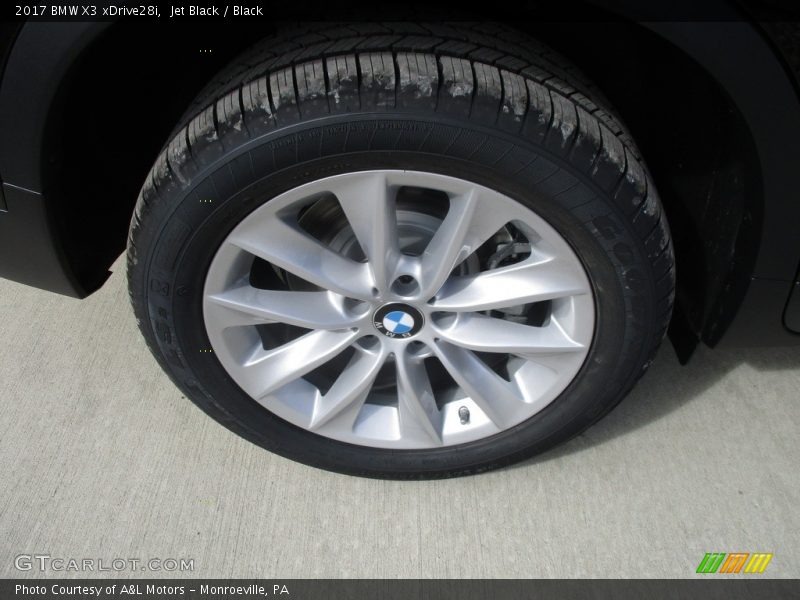 Jet Black / Black 2017 BMW X3 xDrive28i