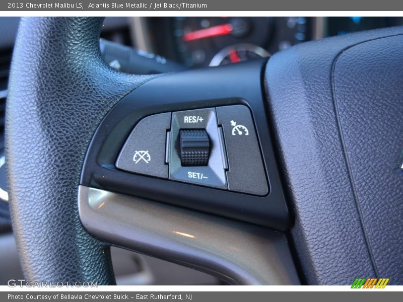Atlantis Blue Metallic / Jet Black/Titanium 2013 Chevrolet Malibu LS